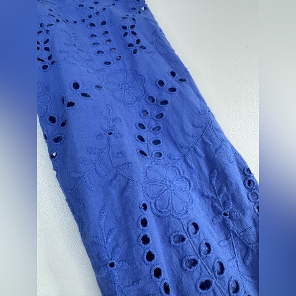 Talbots Eyelet Sleeve Crewneck Sweatshirt Womens Size Small Petite - Picture 5 of 10